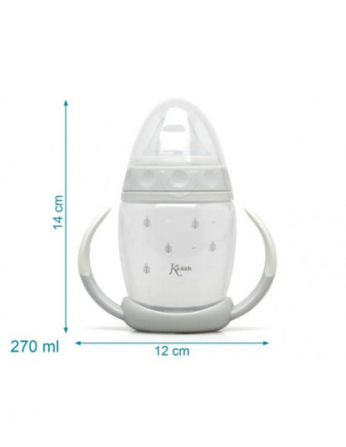 TAZA APRENDIZAJE 270 ML STEP1 GRIS...