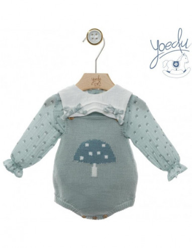 RANITA LANA BOSQUE VERDE CON CAMISA...