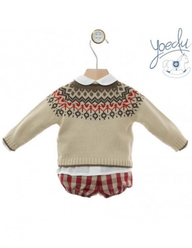 JERSEY LANA CON CAMISA Y RANITA GRECA...