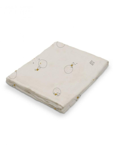 MUSELINA BAMBU DREAMER GRIS PETIT PRAIA