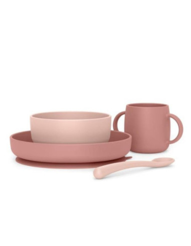 VAJILLA SILICONA SOFT COLOUR ROSA...