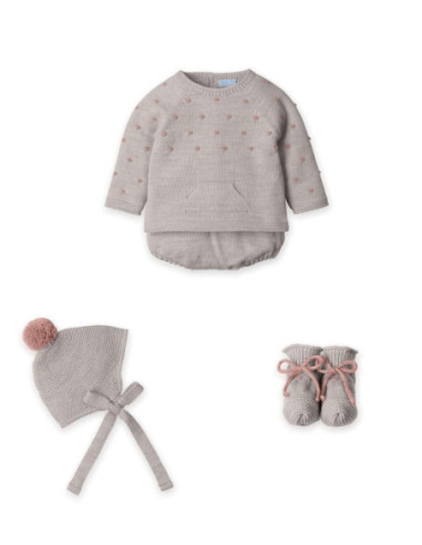 CONJUNTO LANA 4 PIEZAS CON RANITA...