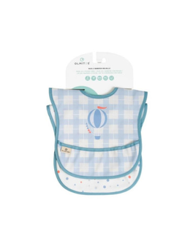 PACK 2 BABEROS AIR BALLOONS OLMITOS