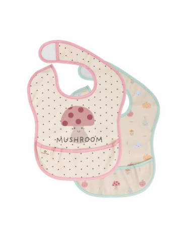 PACK 2 BABEROS MUSHROOM OLMITOS