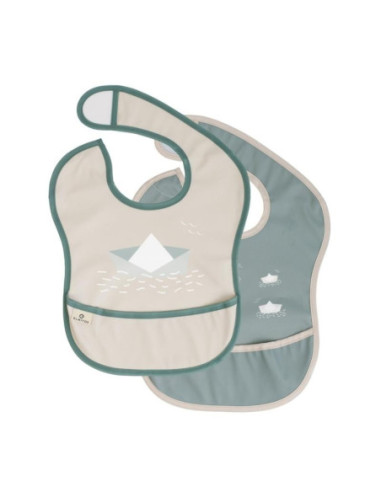 PACK 2 BABEROS PAPER BOAT OLMITOS