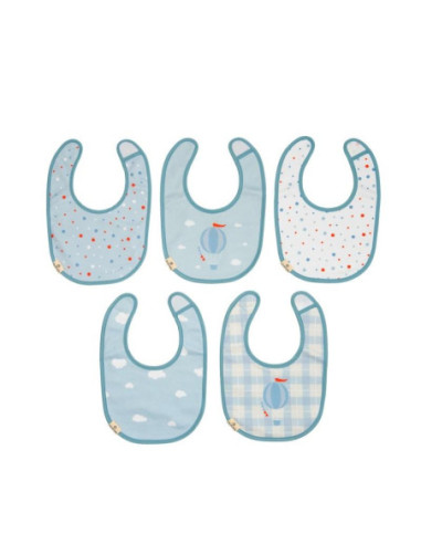 PACK 5 BABEROS AIR BALLONS OLMITOS