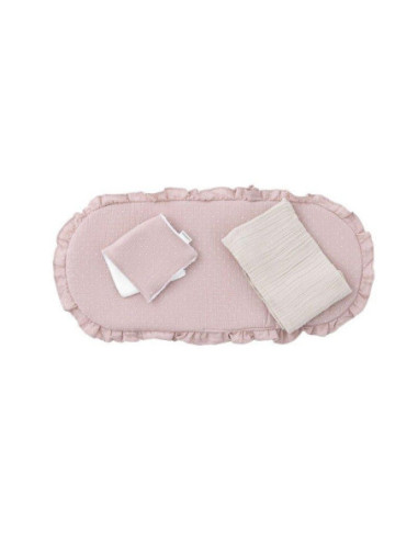 BASE CAPAZO CON MUSELINA UNIC ROSA...