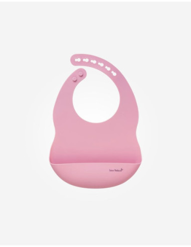 BABERO SILICONA ROSA MAQUILLAJE SARO