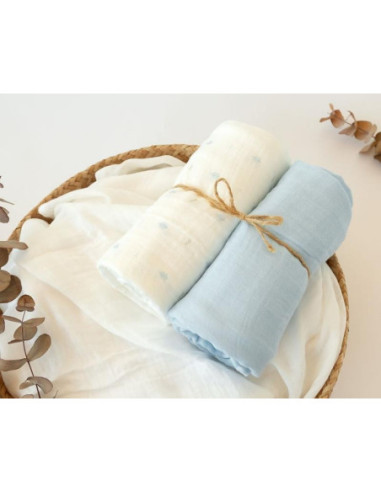PACK 2 MUSELINAS BAMBU PETIT MOMENTS...