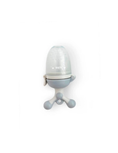 ALIMENTADOR ANTIAHOGO SILICONA GRIS SARO