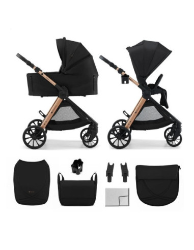COCHECITO VESTO 2 EN 1 BLACK KINDERKRAFT