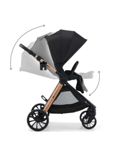 COCHECITO VESTO 2 EN 1 BLACK KINDERKRAFT