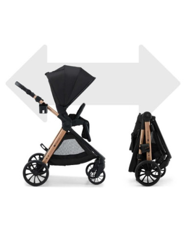 COCHECITO VESTO 2 EN 1 BLACK KINDERKRAFT