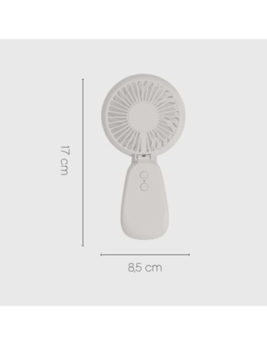 VENTILADOR PORTATIL Y PLEGABLE BEIG...