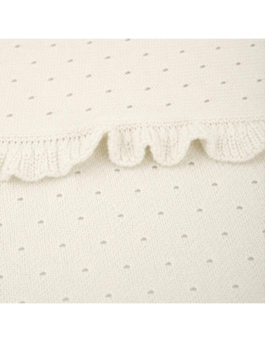 MANTA TRICOT ODETTE BEIG BIMBI DREAMS