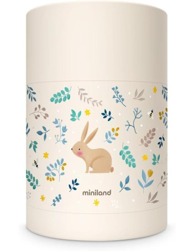 TERMO SOLIDOS 600ML RABBIT BEIG MINILAND