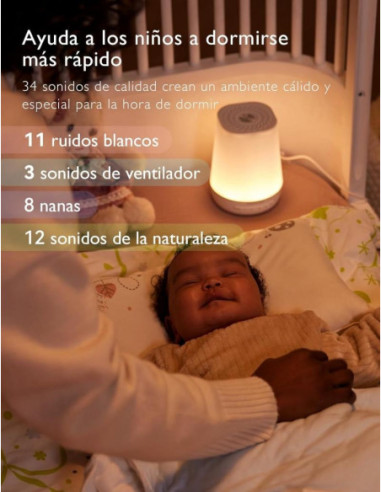 LAMPARA SONIDO BLANCO CONTROL REMOTO...