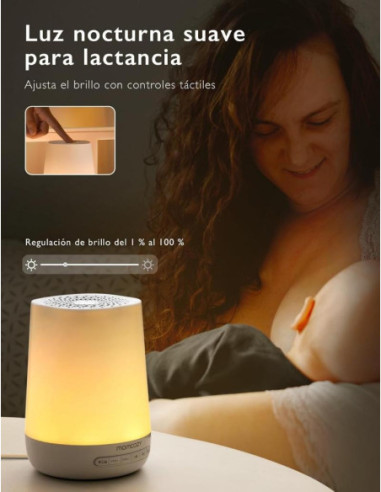 LAMPARA SONIDO BLANCO CONTROL REMOTO...