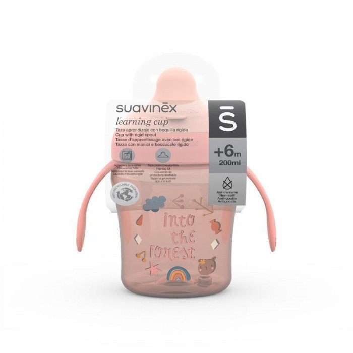 TAZA APRENDIZAJE 6M+ FOREST ROSA