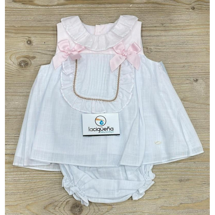 VESTIDO S/M+BRAGA BATISTA BLANCO...