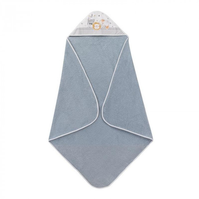 CAPA BAÑO ANIMALITOS GRIS