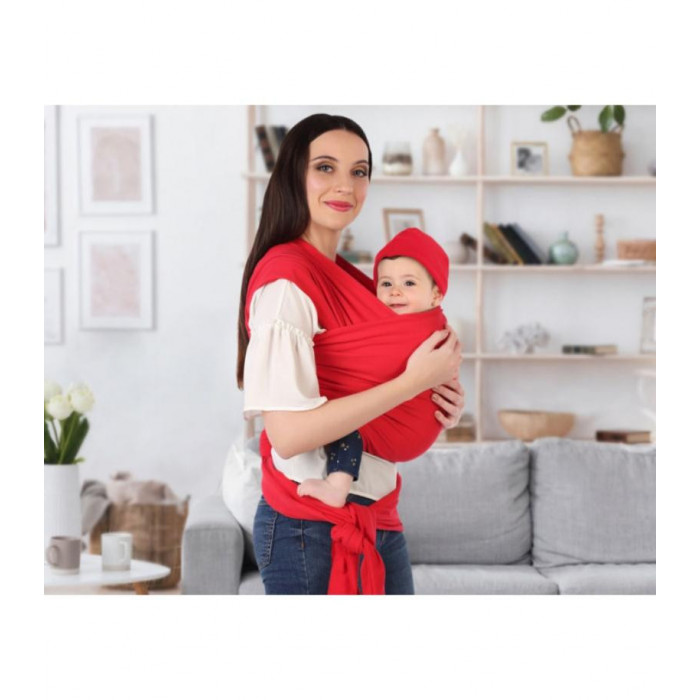 FULAR ELASTICO ALGODON ROJO  KIO KIDS