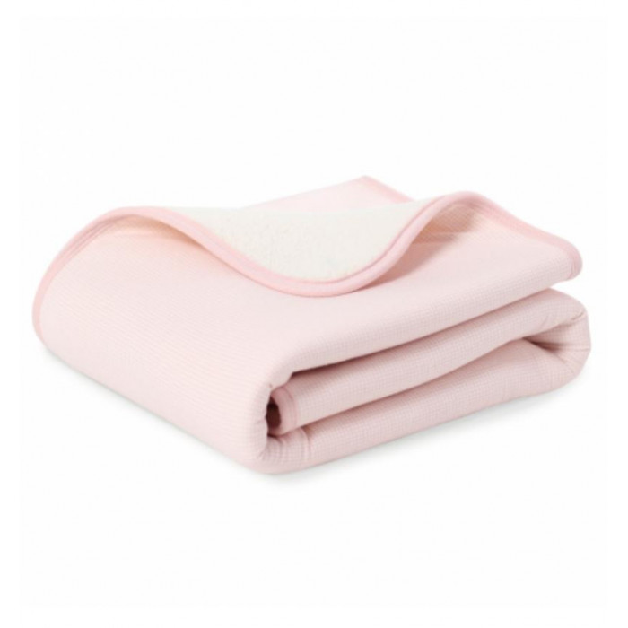 MANTA ALGODON VICHI ROSA BORREGUILLO INT