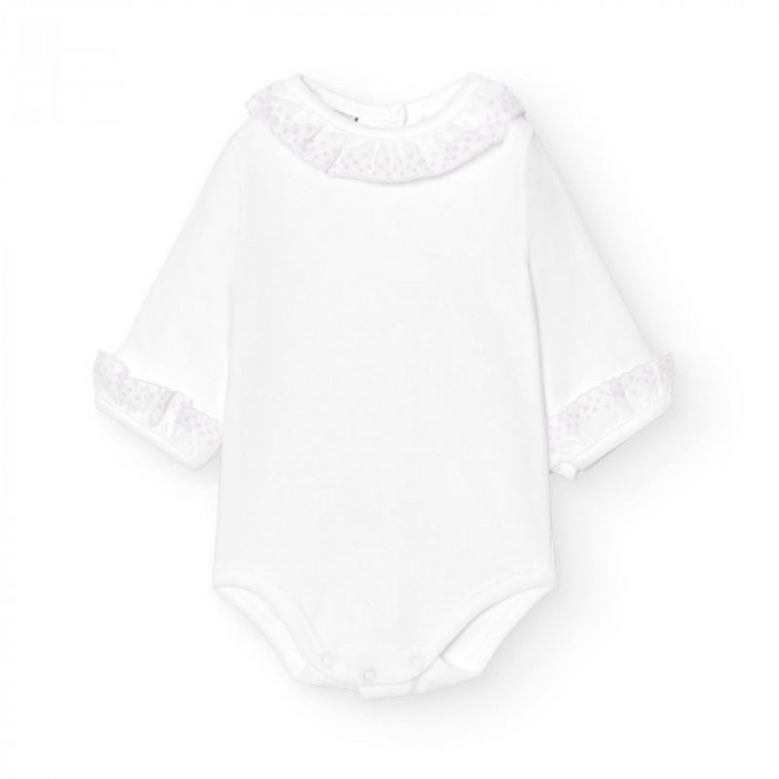BODY S M/L BLANCO CUELLO PUNTILLA...