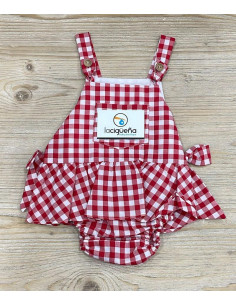 RANITA CON VOLANTE CUADROS...