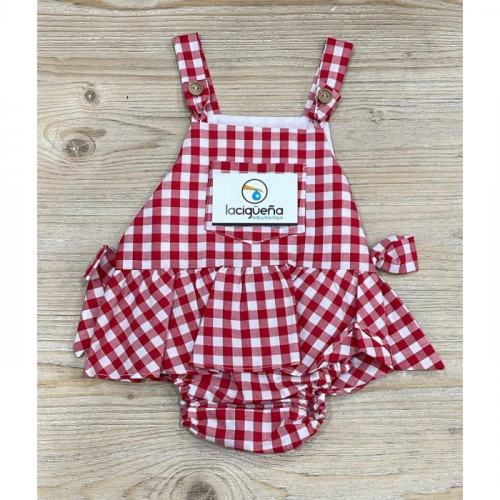 RANITA CON VOLANTE CUADROS...