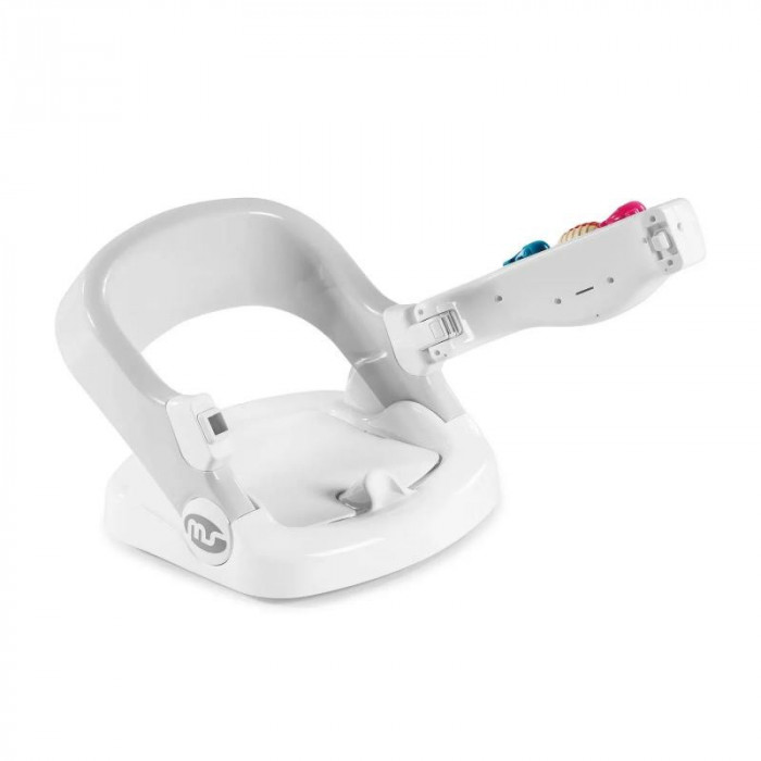 ASIENTO BAÑO ROUNDER BLANCO GRIS MS