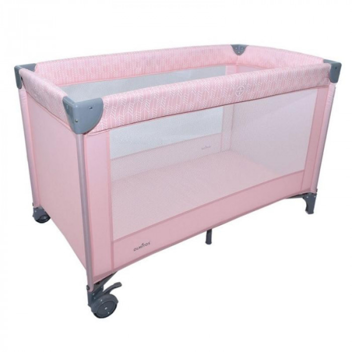 CUNA VIAJE BASIC GEOMETRIC ROSA