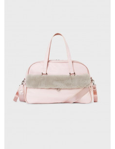 BOLSO SILLA PIEL ROSA...