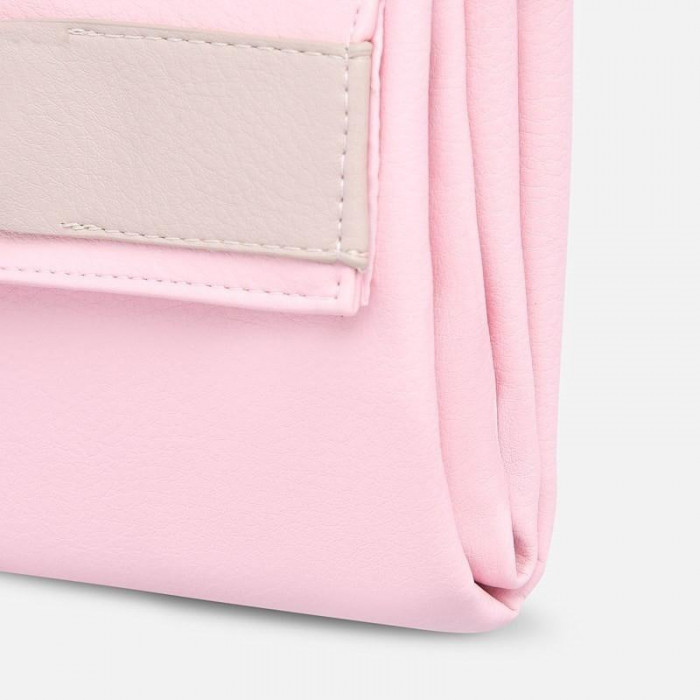 CAMBIADOR PIEL ROSA TRENZA CAMEL