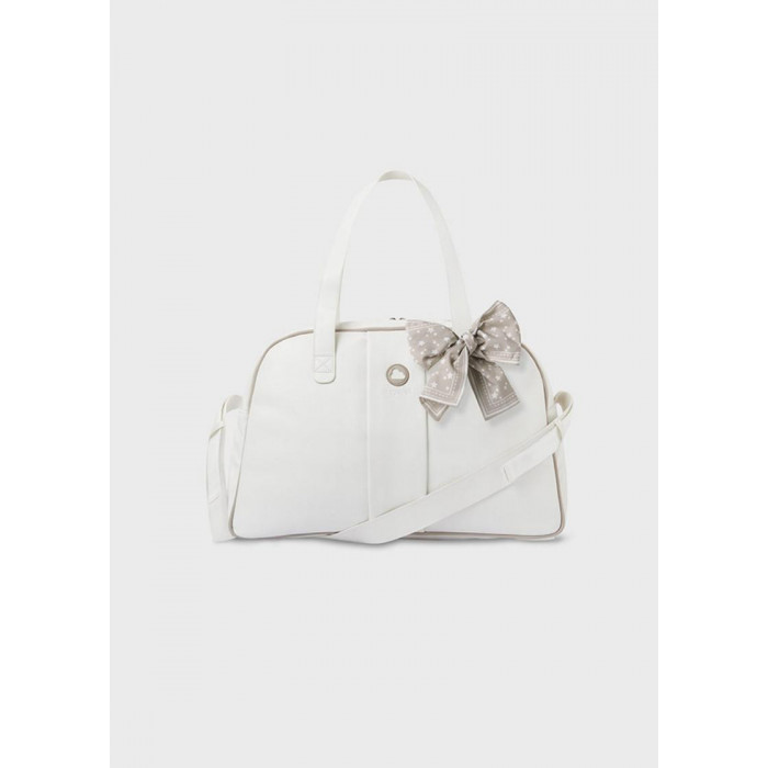 BOLSO SILLA PIEL BEIG LAZO ESTRELLAS...