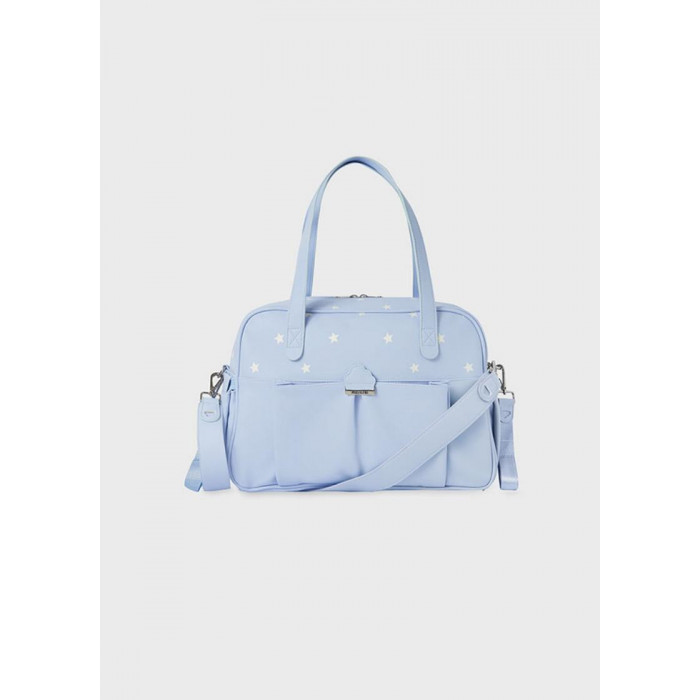 BOLSO SILLA PIEL AZUL ESTRELLAS...