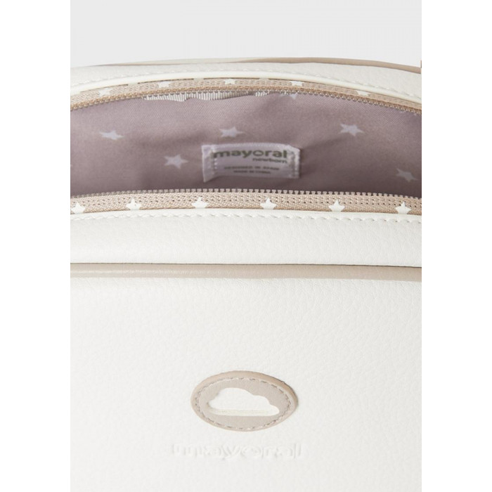 NECESER PIEL BLANCO FILO CAMEL MAYORAL