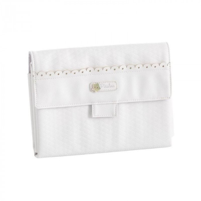 CAMBIADOR PIEL 298 ROMBOS BLANCO...