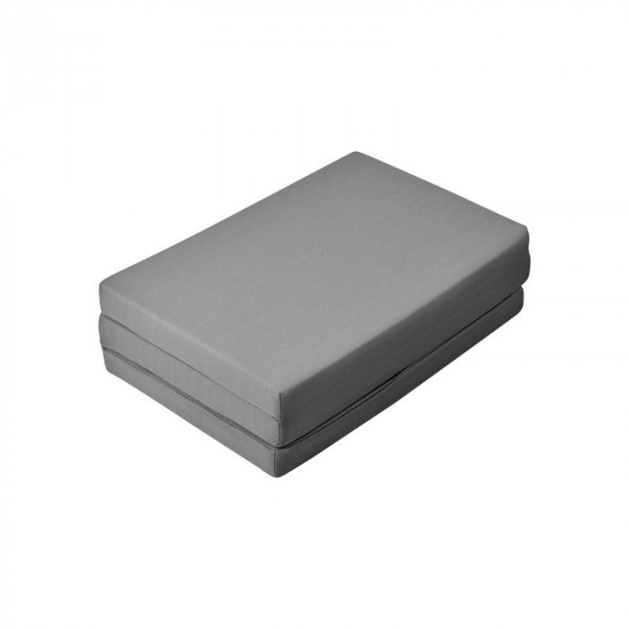COLCHÓN CUNA VIAJE PLEGABLE GRIS