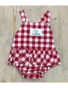 RANITA S/M CUADROS ROJO CON...