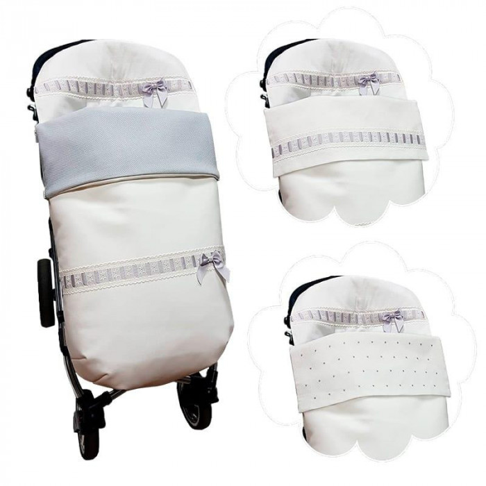 SACO SILLA PIQUE BLANCO PASACINTAS...