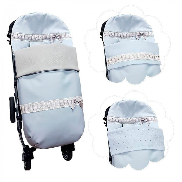 SACO SILLA PIQUE CELESTE PASACINTAS...