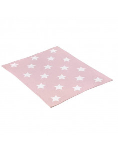 MANTA ALGODON STAR ROSA...