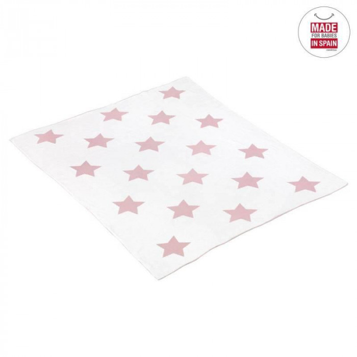 MANTA ALGODON STAR ROSA CAMBRASS