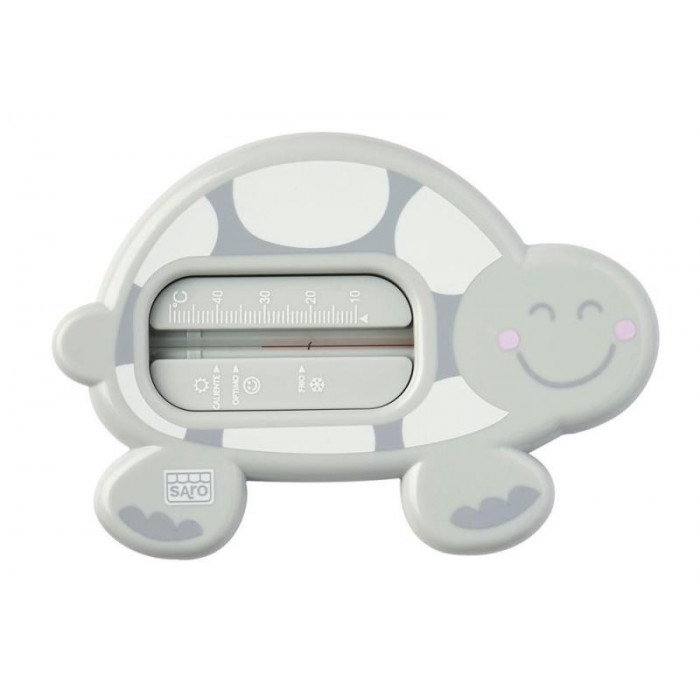 TERMOMETRO DE BAÑO TORTUGA GRIS SARO