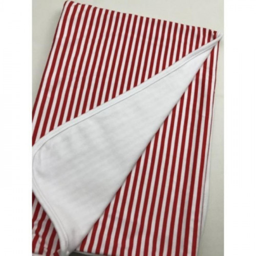 ARRULLO ALGODON RAYAS ROJO BLA