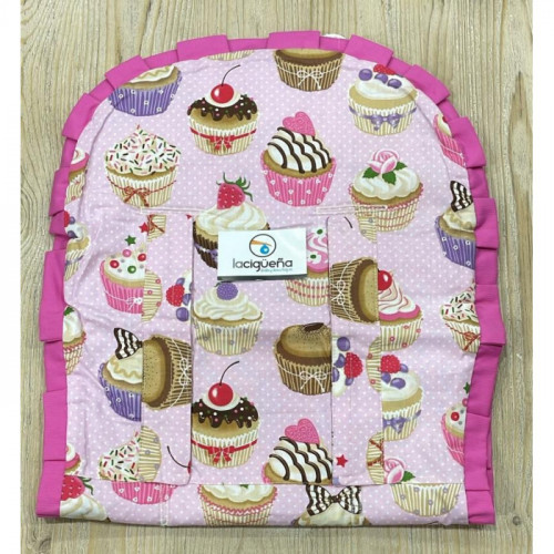 FUNDA SILLA RECTA CUPCAKE...