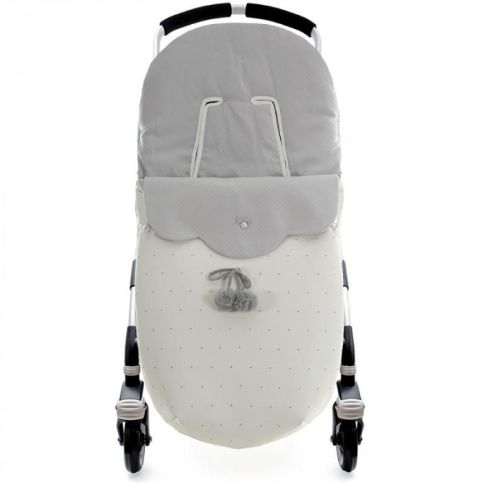 SACO SILLA TERESA PIEL BLA GRIS