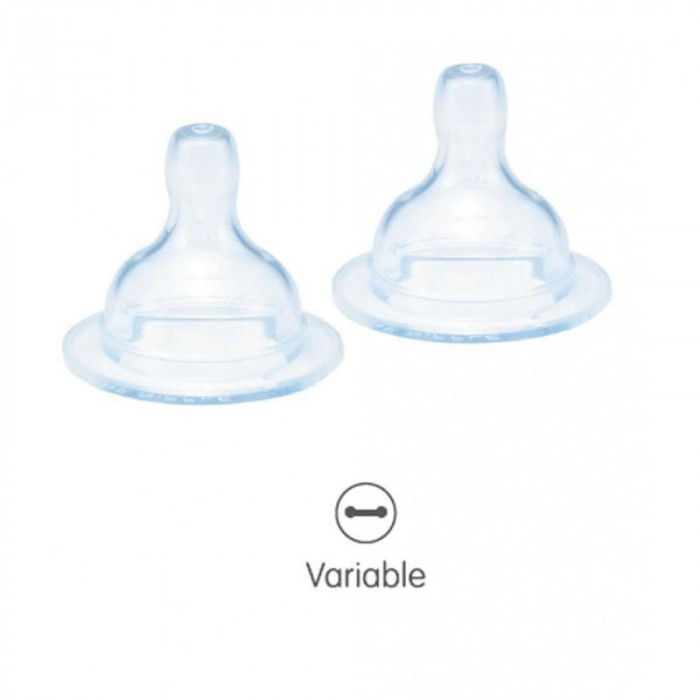 TETINA BEBEDUE MEDIC SILICONA 3 VELOCIDA