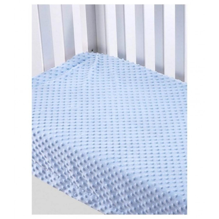 MANTA CUNA POMPITAS CELESTE